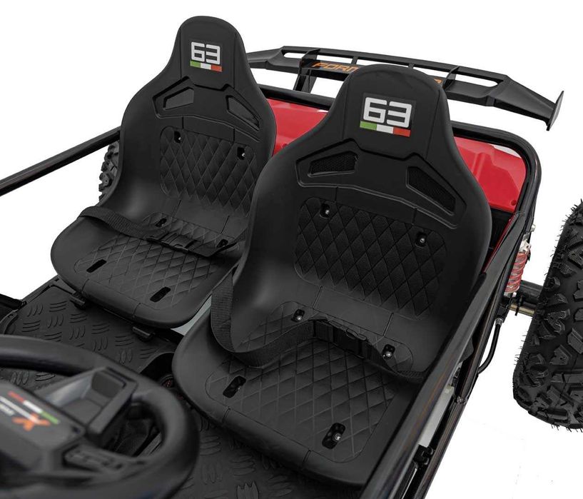 Buggy electric pentru 2 copii, Kinderauto BJSX2358, 800W 48V 20Ah RED