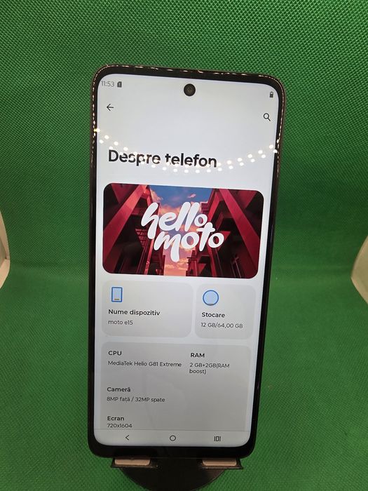 Motorola E15 64/2GB•Amanet Lazar Crangasi •44469