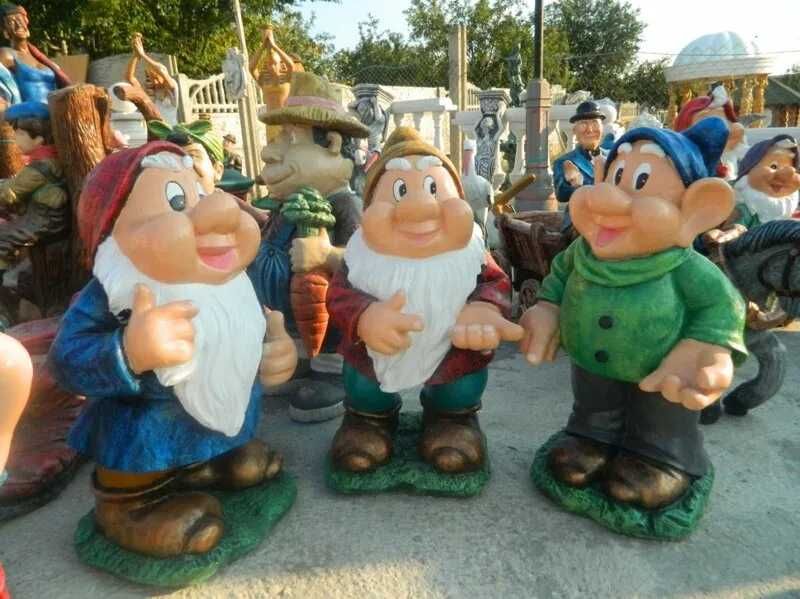 Фигуры садовые гипс