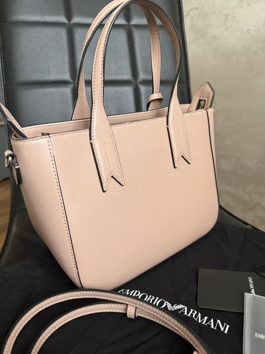 Чанта Emporio Armani Сафиано кожа