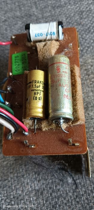 Filtre audio Grundig vintage