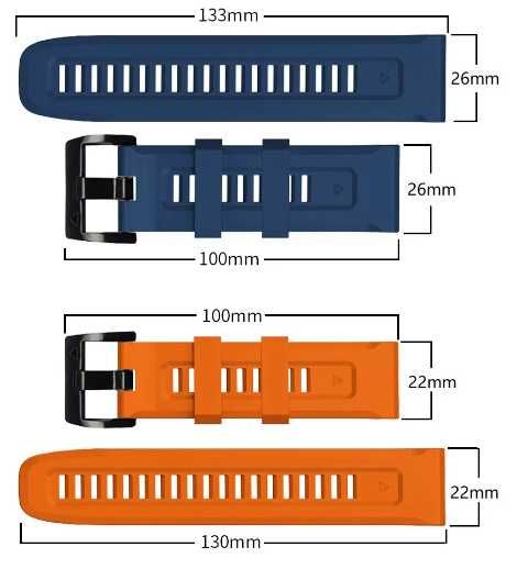 Curea ceas Garmin Fenix 5 6 5X 5Plus 6XPro, Vivoactive 3, 4S, Venu