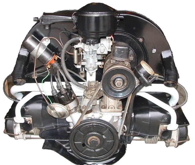 Порше 356. Мотор. Двигатель.