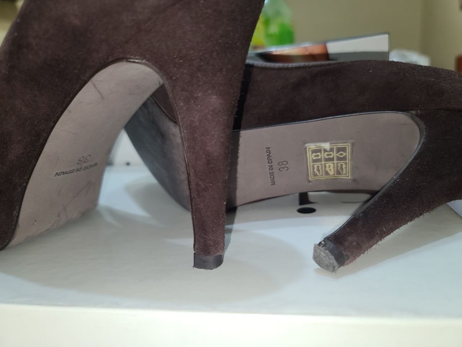 Туфли женские натуральная замша