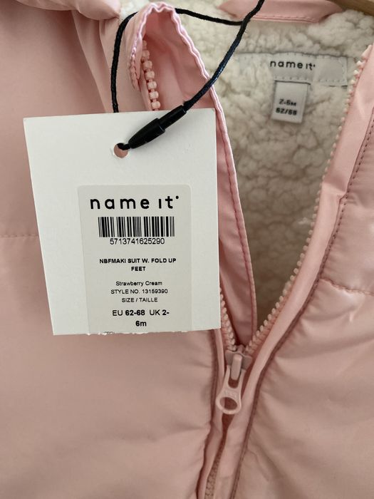 Salopetă iarnă bebe Name It, nouă cu etichetă, mărime 62-68 (2-6 luni)