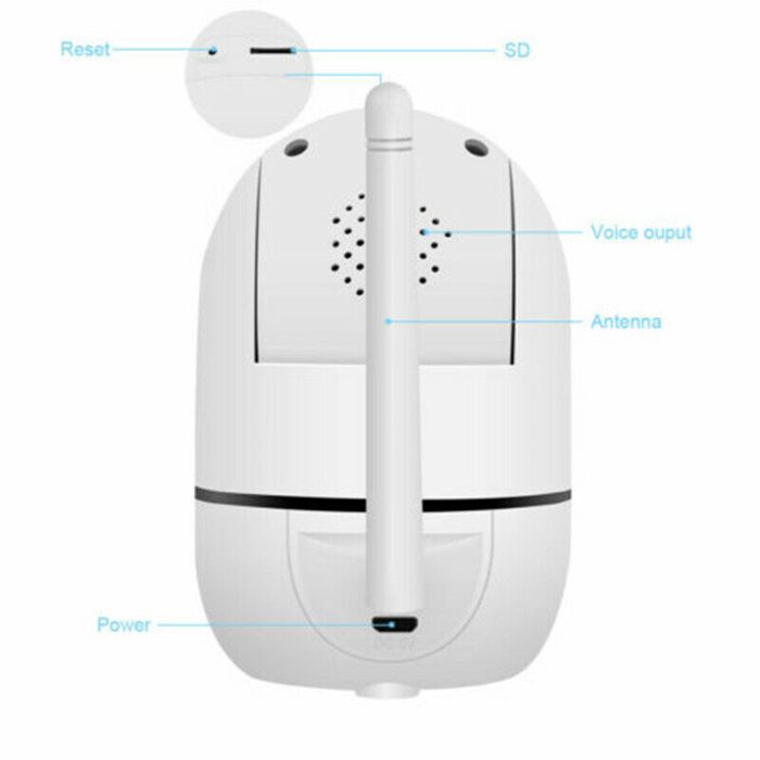 Camera supraveghere IP WIFI HD 1080P 3.6mm 2.0MP, comunicare bidirecti