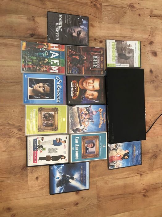 DVD player в комлект с DVD дискове