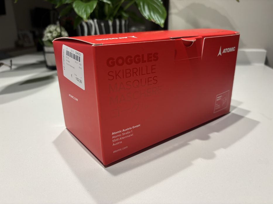 Ски очила маска Atomic Redster HD черни