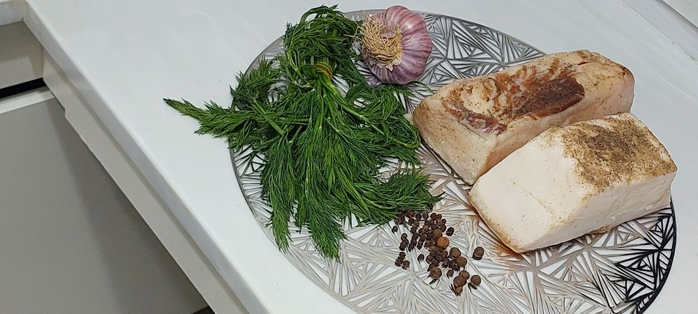 Сало  домашнее копченное