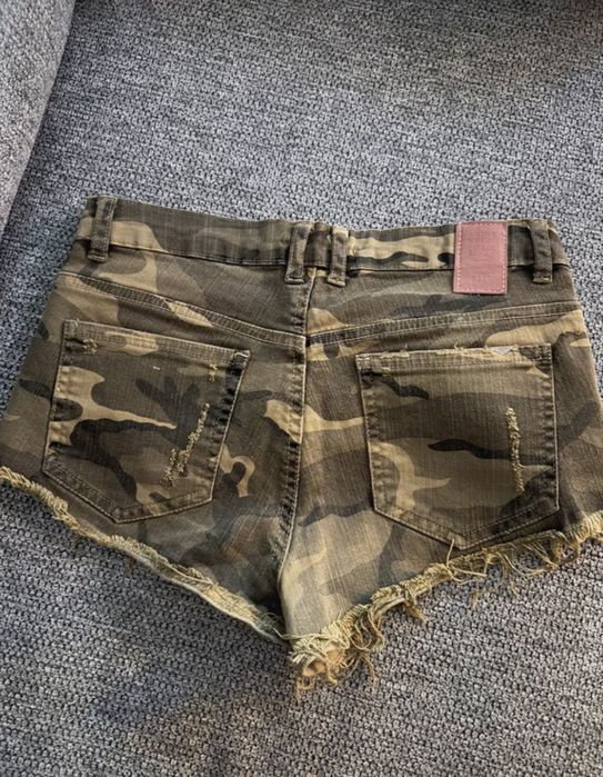 Pantaloni scurti denim army