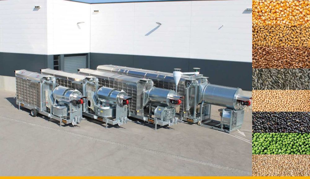 Uscator cereale mobil STELA MUF 45 - Germania • Salveaza recolta • Fara autorizatie de constructie • Uscatoare mobile pentru cereale
