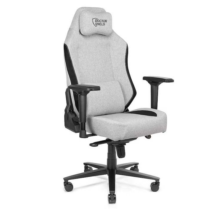 Scaun Gaming Dr.Shield Capsule Textil, Rezistenta 200 KG - Gri