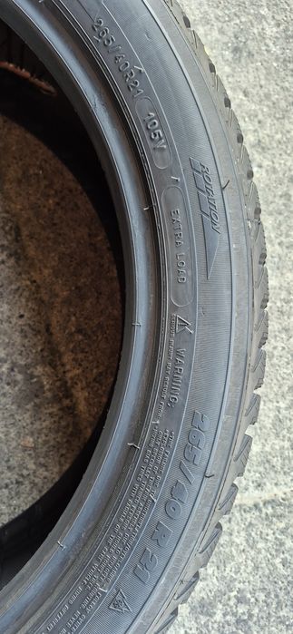4 anvelope iarna Michelin,fata 265/40/21,spate 295/35/21.Pret/bucata