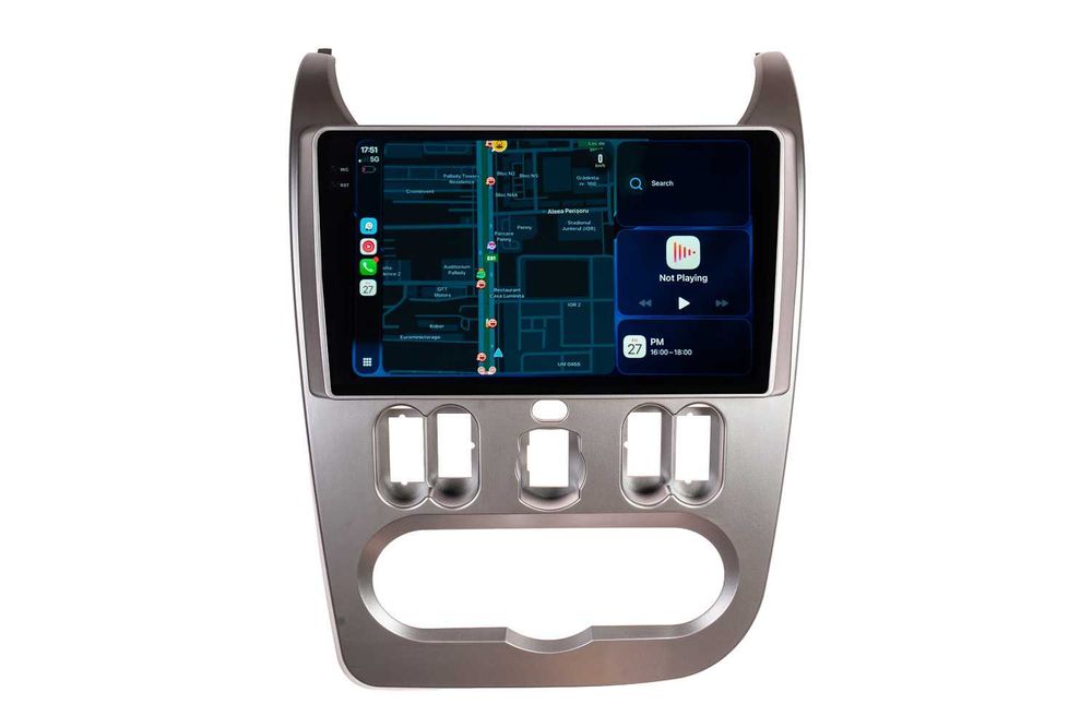 Navigatie Logan 1 Dacia Android 14 , Carplay Wireless Android Auto + Camera Marsarier