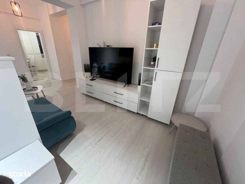 Apartament cu 2 camere, 57 mp, loc de parcare, zona centrala