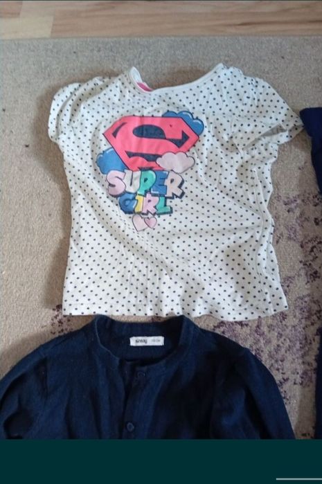 lot set tricouri 122 5 6 7 ani h&m cardigan pulover dresuri tricou