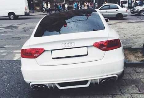 Difuzor bara spate fusta spoiler lip AUDIA5 COUPE CABRIO aspect RIEGER