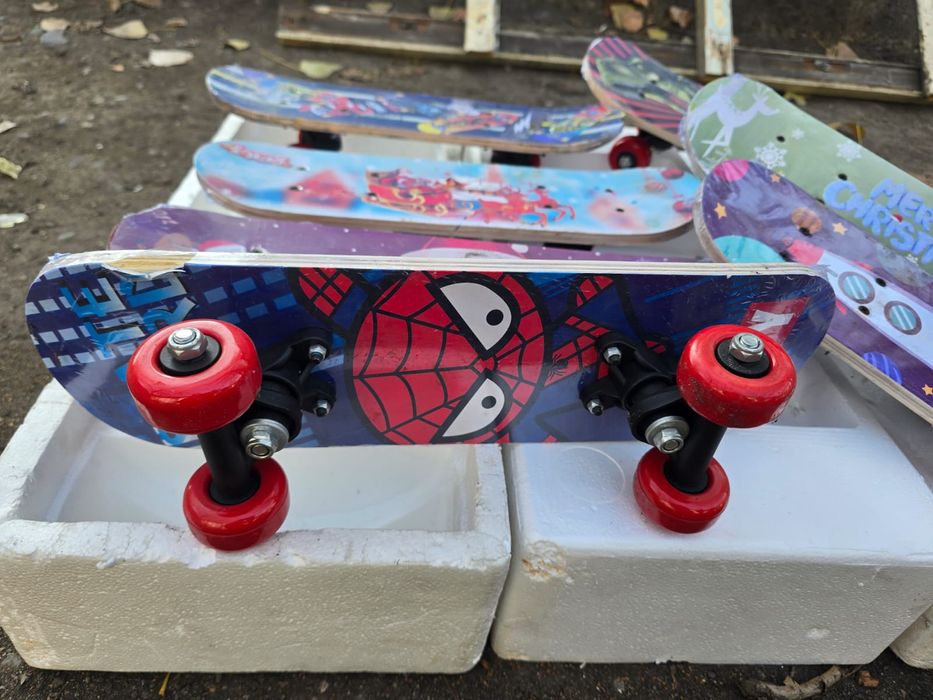 Скейт детский деревянный