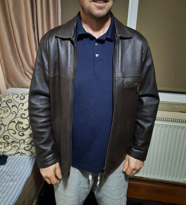 Geacă de piele bărbați
