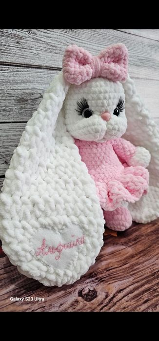 Нежные зайки. Именные игрушки.