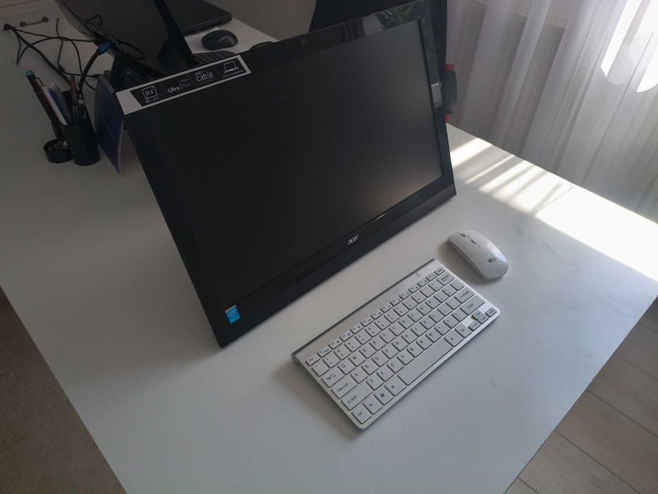 KIT tastatura slim+mouse wireless alb