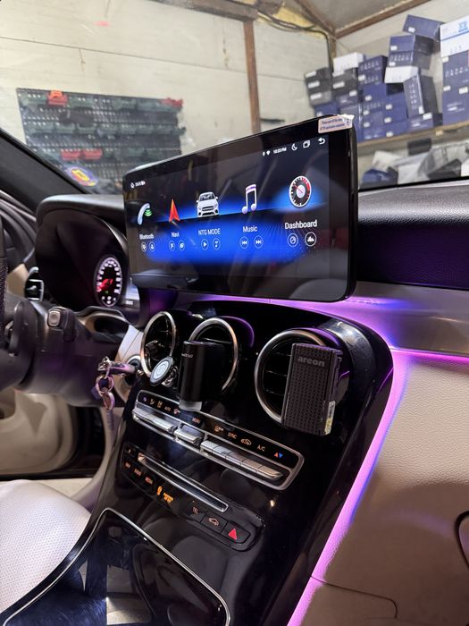 Navigatie Android Mercedes C-Class W205 Carplay Android Auto