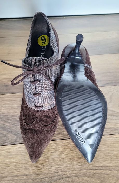 Pantofi botine Guess, piele, marimea 39.5/40