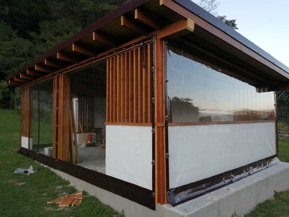 Inchideri terase si foisoare sticla,screen, folie.