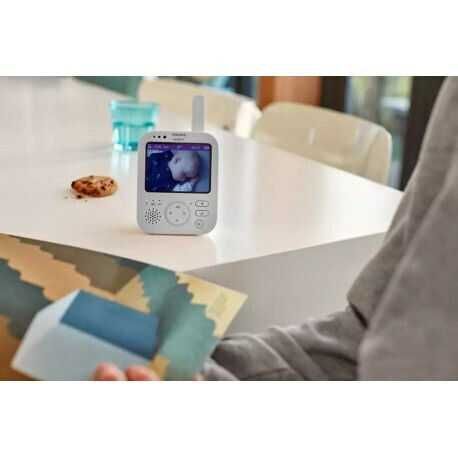 Philips Avent SCD892/26 бебефон, видеофон, бял (Нов, Неотварян)