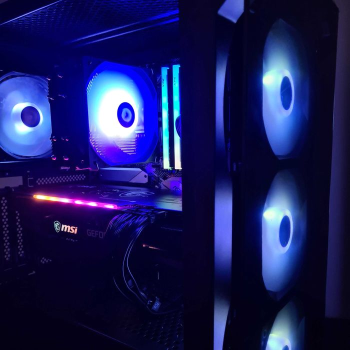 Геймърски Компютър! RTX 3060ti, Ryzen 5 5600, 16GB RAM,  - НОВ