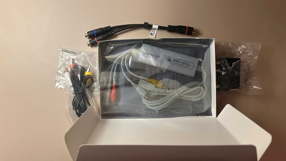 Placa de captura Digitnow, vhs to digital converter (USB-A)