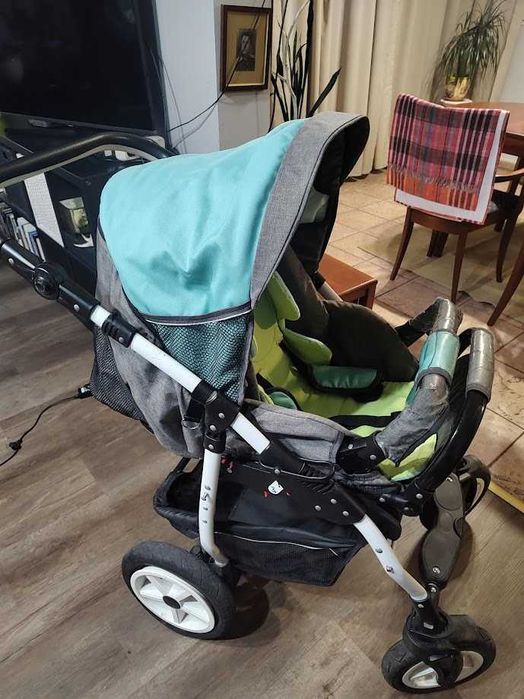 Чудесна комбинирана детска количка 3 в 1