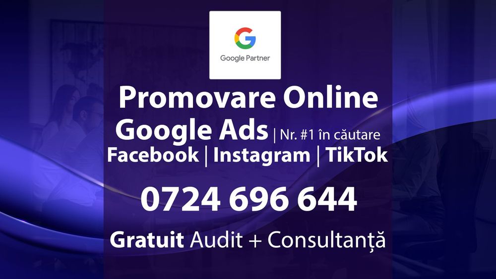 Promovare Google Ads Publicitate Meta Ads Reclame Facebook & Instagram