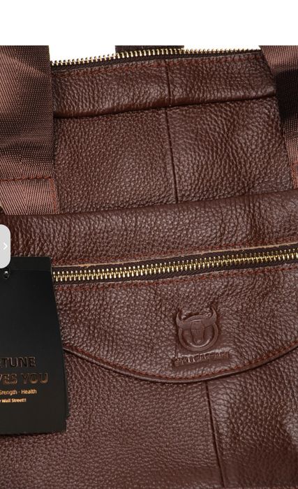 Ест.телешка кожа ,нова чанта