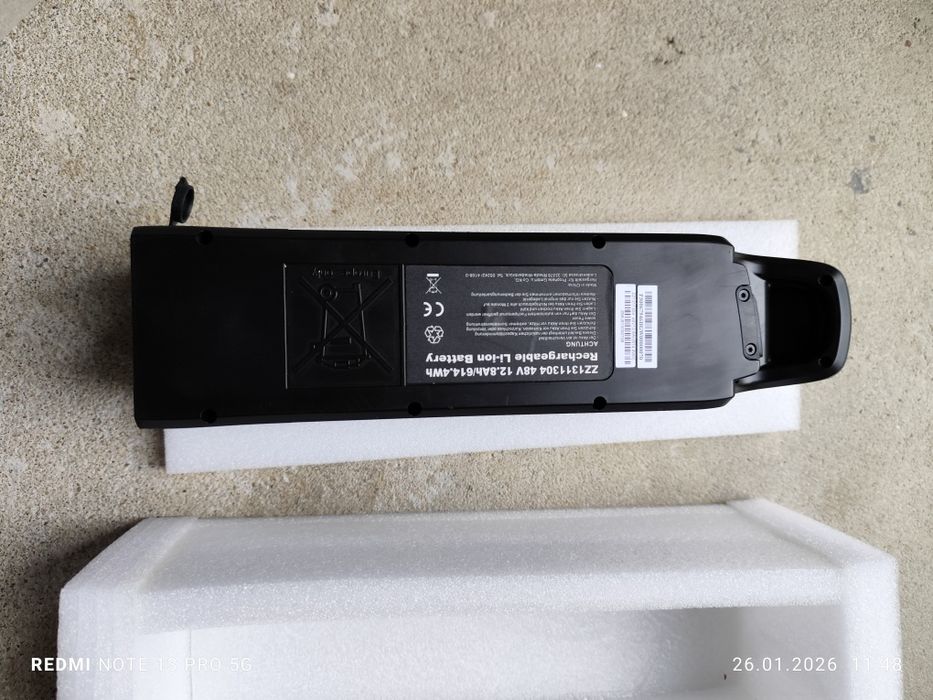 Baterie Bicicleta Electrică Li-ion 48v / 12,8Ah / 614,4 Wh noua