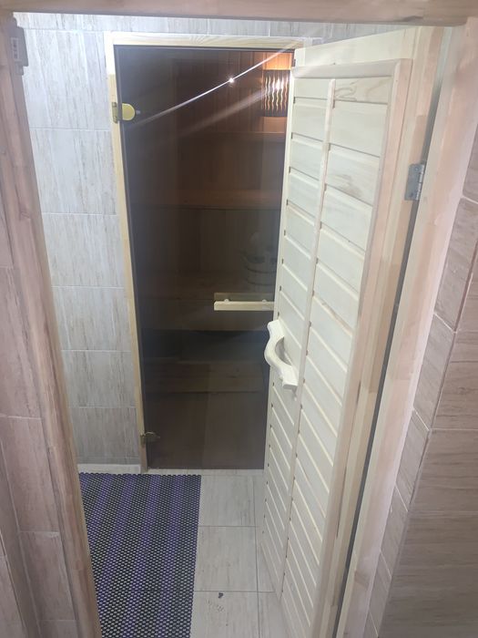 Новая баня на дровах