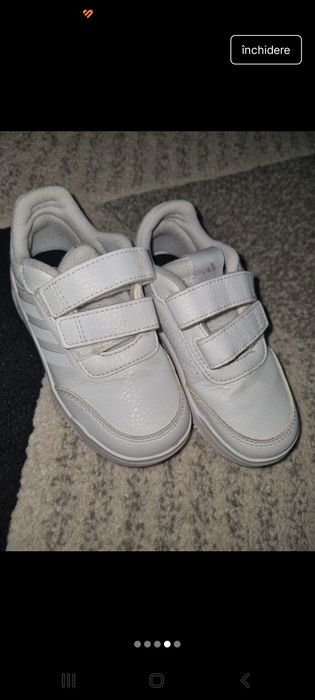 Adidași albi de copii. Nr 26