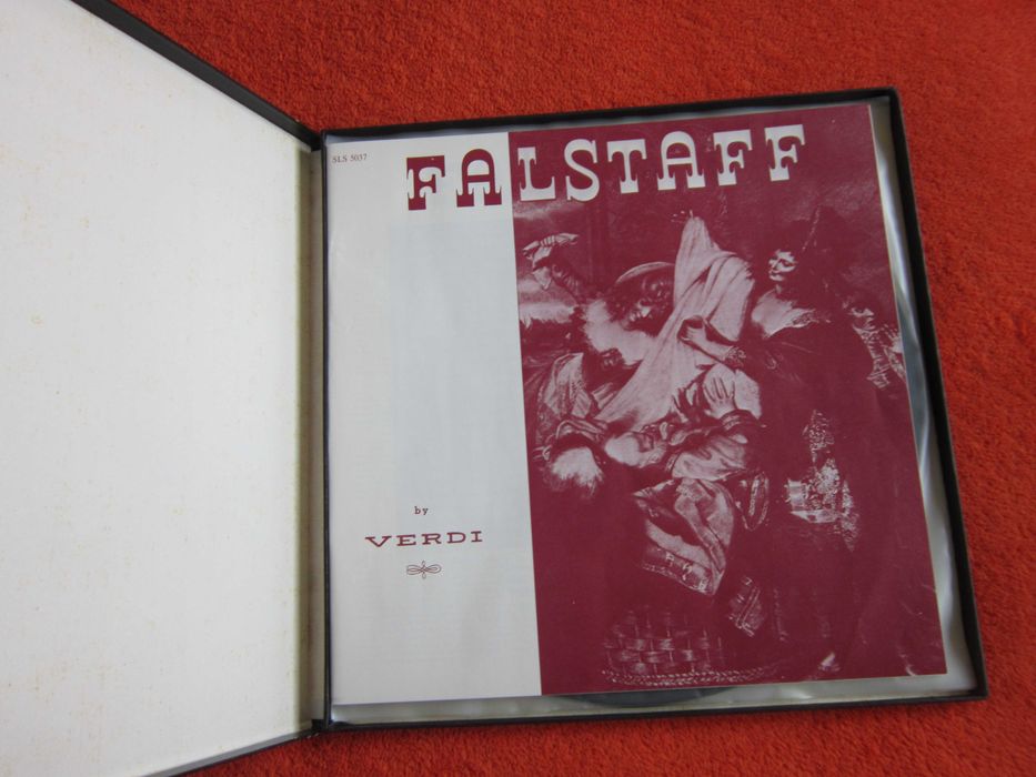 rarHerbert von Karajan Verdi -Falstaff  UK 1975 vinil impecabil