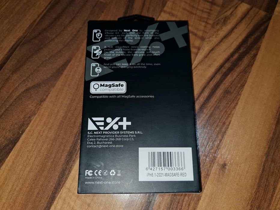 Husa silicon originala Next One Silicone Case Magsafe Apple iPhone 13