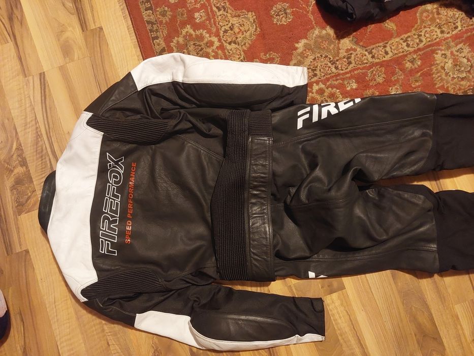 Costum moto Firefox Speed,piele naturala,marime 54