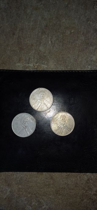 Monede vechi + una bacnota de 10.000lei