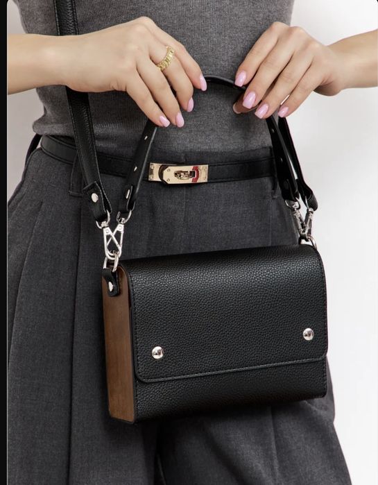 Сумки черные новые модные