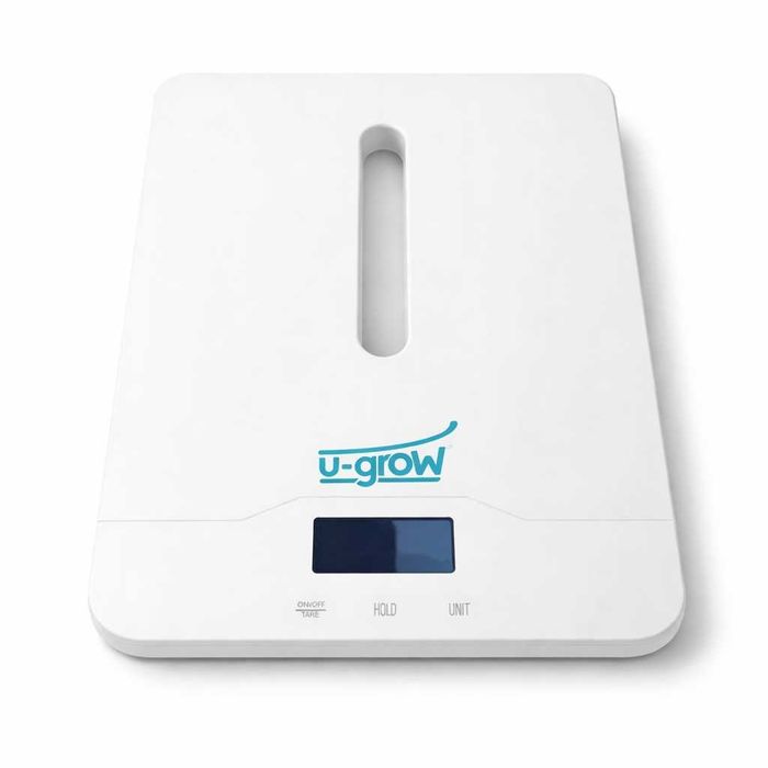 Cântar electronic U-Grow 2 în 1 pentru bebeluși și adulți (model U001-BS)