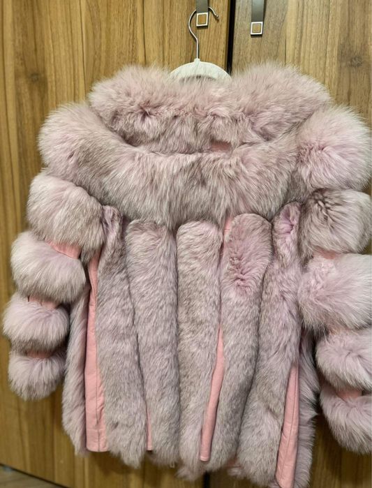 Палто ествствен косъм лисица