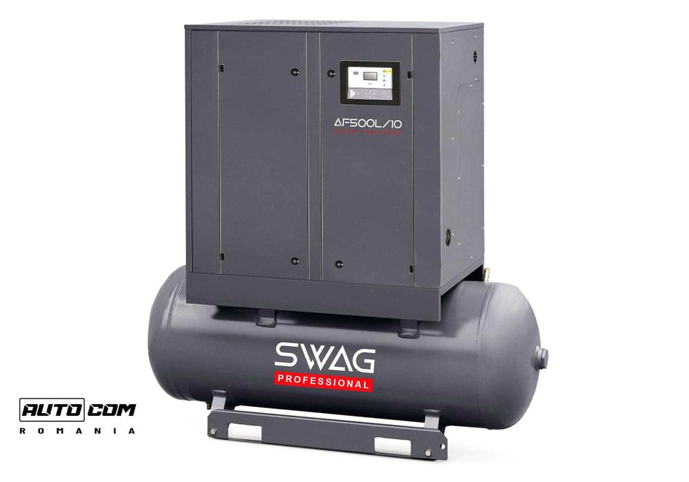 Compresor pe șurub SWAG AF500L || 500l || 1100l/min || 380V cu uscător