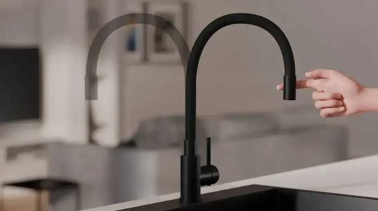 ТОП ОФЕРТА | Черна гранитна мивка + черен смесител | WOW цена