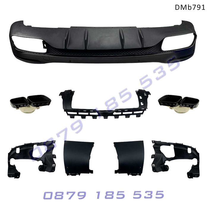 Тунинг заден дифузьор накрайници Mercedes AMG GLE GLS W167 мерцедес