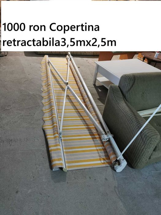Copertina retractabila 3,5x2,5 m