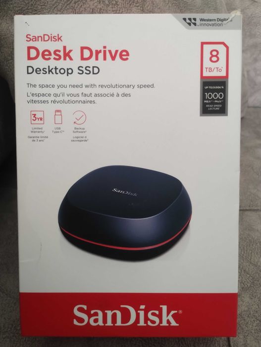 SanDisk Desk Drive 8TB SSD Преносим диск