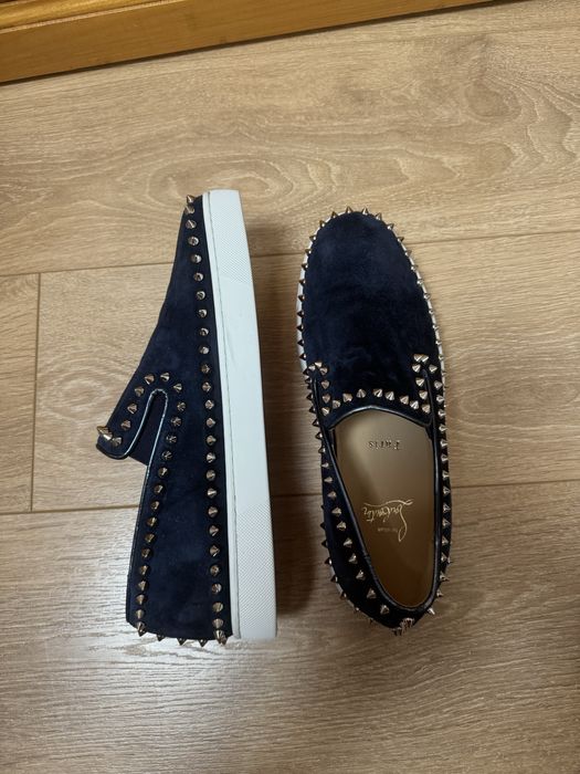 Sneakersi slip-on Christian Louboutin Roller Boat low trainers